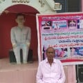 Gunda Ravinder who built KCR temple sat on hunger strike