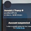 Trump Twitter Account Suspended Permanently