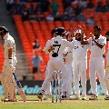 England all out in first innings of fourth test