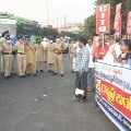 Bandh Started in AP Against Steel Plant Privatisation