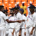 India victorious in Ahmedabad test against England