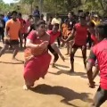 Roja plays Kabaddi in Chittoor district