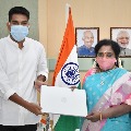 telangana governer helps student