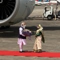 Red Carpet Welcome for Modi in Bangladesh