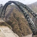 Arch Of Worlds Highest Railway Bridge In Jammu And Kashmir Completed