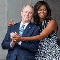 Jeorge W Bush says he was surprised by fellow Americans thinking about his friendship with Michelle Obama