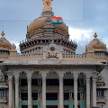 family aong with corona bed reached vidhan soudha finally got bed