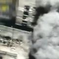 Raw Aerial Footage of gaza attck