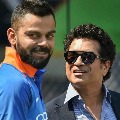 Sachin Stops Kohli while bowing down