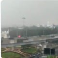  Rain poured in some parts of Hyderabad