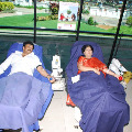 Chiranjeevi family Donated blood on blooddonationday