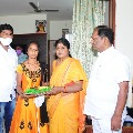 Telangana minister Koppula Eshwar helps a poor girl