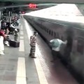 On duty Railway Protection Force personnel K Sahu and Maharashtra Security Force personnel Somnath Mahajan at Kalyan railway station  