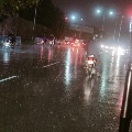 Once again rain visits Hyderabad city