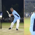 telangana minister Harish Rao got 18 runs in 12 balls