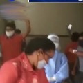 Doctors in Paderu government hospital encourages corona patients to dance