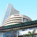 Sensex ends in huge profits