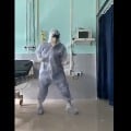 doctor dances in hospital