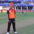 Sunrisers won the toss and elected field first