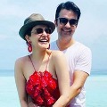 Kajal and Gautam Enjoing Honeymoon at Mal Dives