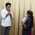 KTR helps IIT student Anjali