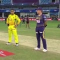 CSK skipper MS Dhoni won the toss and elected bowling against KKR