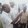 Bode Prasad and Rajendra Prasad Dharna at Vuyyuru police station