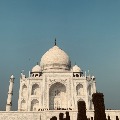 Taj Mahal shaked with thunder bolts