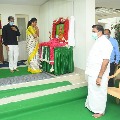 YCP leader RK Roja consoles Tamilnadu CM Palanisamy