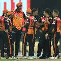 SRH bowlers restrict RCB batsmen for a low score 