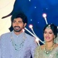 Niharika and Chaitanya wedding reception held in Hyderabad 