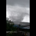 Tornado in a rare sight appears at Yanam region