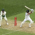 Virat Kohli run out in Adelaide test