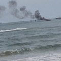 Fire accident near Vizag fishing harbour