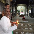 Ilayaraja lit the Moksha Lamp at Thiruvannamalai for his dearest SP Balu