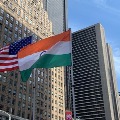 Indian Flag Hoisted at Newyork Time Square First Time