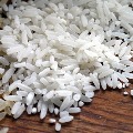 plastic stones in rice