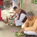 Amit Shah had lunch at farmers house