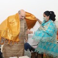 Vijayasanthi met Home Ministeter Amit Shah in Delhi