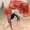 Lady Backflips in Saree Goes Viral