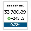 Sensex closes 243 pionts high