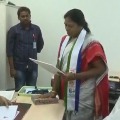  Pothula Suneetha files nomination for MLC