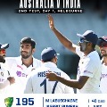 Australia all out for at 195 run