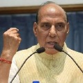 Union defense minister Rajnath Singh makes a statement about China issue in Loksabha