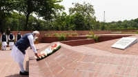 Prime Minister Visits National Martyrs’ Memorial, Bangladesh