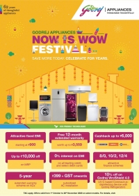 Godrej launches ‘NOW is WOW’ FESTIVAL - with thoughtfully designed offers this festive season