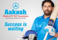 Yuvraj Singh, as Brand Ambassador to Aakash Educational Services Limited 