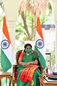Governor Tamilisai lauds NRIs role in Covid-19 relief measures