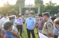 Telangana CS visits  Public Gardens
