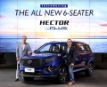 HECTOR PLUS India’s first 6-seater Internet SUV with Panoramic Sunroof launched at an inaugural price of INR 13.48 Lakhs